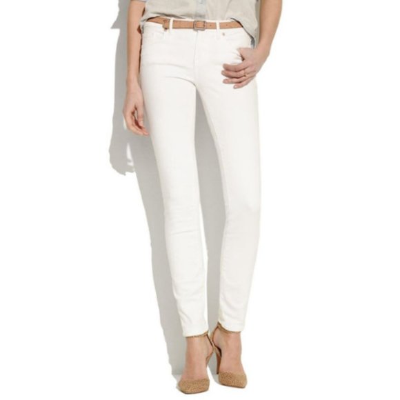 Madewell Denim - Madewell Skinny Skinny White Jeans Size 27